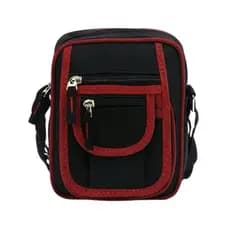 Bolsa Shoulder Bag Lateral Bolsa Transversal Pochete com ziper Unissex Alça regulável