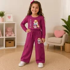 Conjunto Moletinho  Infantil  MININA  CAPIVARA Blusa e Calça// Envio Emediato