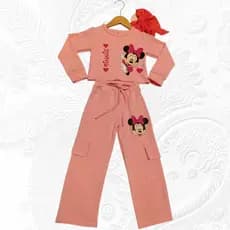 Conjunto Moleton Infantil  menina  Minnie 2 peças calsa  + Blusa Envio Emediato
