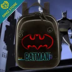 Mochila Infantil Batman Tamanho P Preta