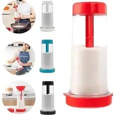 Misturador Farinha com Peneira Utensílio Plástico Cozinha Sortido