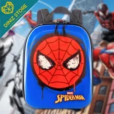 Mochila Infantil Homem-Aranha Tamanho P Azul