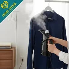 Passadeira a Vapor Portatil Roupas Steamer Eficiente Leve Preta 127V