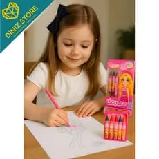 Estojo Escolar Infantil Desenhar Pinta Lápis Caneta Giz Presente Barbie Brinquedo Massinha Colorir
