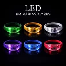 Bom Pulseiras LED Ativada por Som que Pisca ao Música de Luz para Festa, Formatura e Aniversário