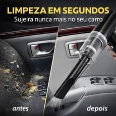 Aspirador Portátil Automotivo Recarregável USB 6000Pa Mini Aspirador de Pó Carro Casa