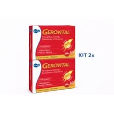 Kit Gerovital 2x 60 Comprimidos Vitamina Para Mente e Memória