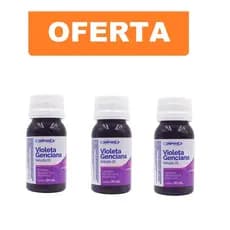 Kit 3 Violeta Genciana 30ml 1% Uniphar