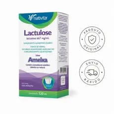 Lactulose 667mg/mL 120ml Original Fonte de Fibras Uso Diário Ameixa