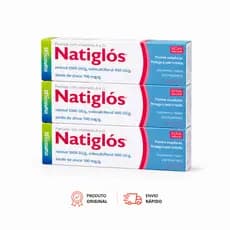 Kit 3x Natiglós Pomada 45g Vitaminas A e D Proteção Pele Sensível Original