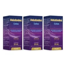 Kit 3 Melatonina Sabor Maracujá Em Gotas 20ml - Arte Nativa