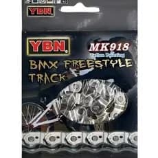 Corrente Bmx Meio Elo Half Link Grossa Single Speed YBN Cinza