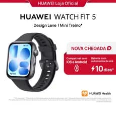 HUAWEI WATCH FIT 5 | Smartwatch Relogio | AMOLED de 182" Design Leve | Mini Treino | 64 GB | GPS
