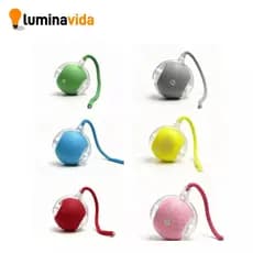 Brinquedo Interativo Inteligente para Gatos e Cachorros | Bola Automática com Cauda | USB Tipo C |