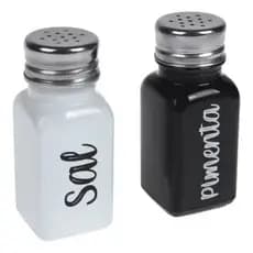 JOGO SALEIRO/PIMENTEIRO VIDRO 2 PCS