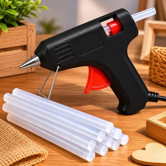 Pistola de cola quente 20w Bivolt artesanato escola escritório