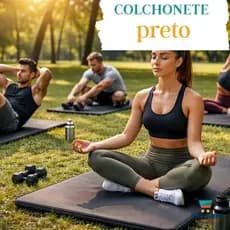 Colchonete Academia Impermeavel 90x40 Bagum Alta Densidade Fitness Yoga Pilates Treino Funcional