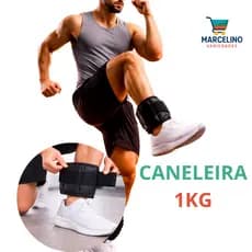 PAR Tornozeleira Caneleira 1kg Academia Fitness Treino Musculacao Ginastica