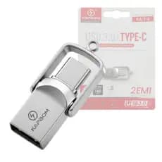 Pen Drive 4GB Dual Flash Drive USB 3.0 e Tipo-C OTG Kapbom KA-T-4