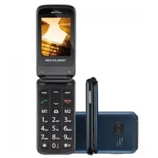 Celular Flip Vita Multilaser Dual Chip MP3 Azul - P9020