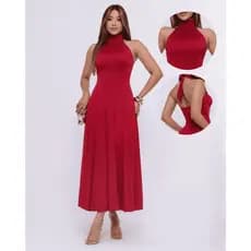 Vestido Rodado Romãntico Elegante Confortavel Verão Sem Bojo Estiloso Elegante Confortavel
