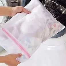 Kit 3 5 10 Sacos Para Lavar Organizar Roupa Delicada Máquina Viagem Com Zíper Íntima Proteger Tecido