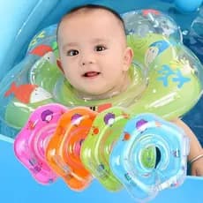 Boia De Pescoço Para Bebê Anel Boia Inflável Pneu De Pescoço Para Natação Piscina Banho Segurança na Água