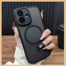 Capa Space Colorido Fosca Anti Choque Magnética com Proteção Total da Câmera para iPhone 11 12 13 14 15 16promax