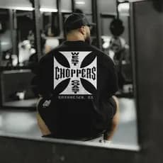 Camiseta Oversized Camiseta West Coast Choppers Paul Walker 100% Algodão Top Oferta Loja Sparta