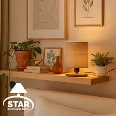 Abajur cabeceira de cama decorativo quarto escritório casa