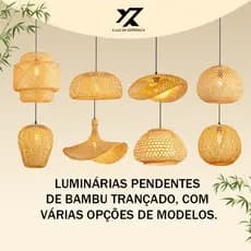 Lanterna De Bambu Estilo Chinês Luminária Pendente De Vime Lustres Tecido À Mão E27 Iluminação Luzes Penduradas
