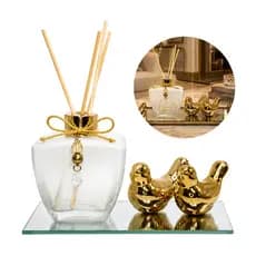 Kit ONIX LAÇO Difusor Aromatizador de Ambiente Decorativo