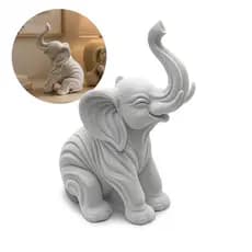 Enfeite Elefante Estatuá Super Sofisticado Elgante Luxo Decorativo