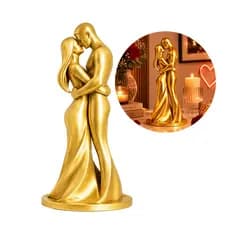 Enfeite Casal Amor Escultura Decorativa Premium