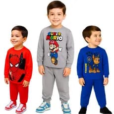 Conjunto De Moletom Infantil Para Menino – Quentinho e Confortável