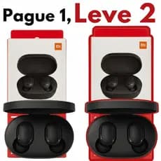 Kit 2x Fone de Ouvido Bluetooh Sem Fio Esportes Fitness Corrida Gamer