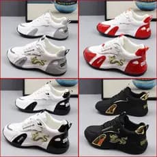 Sapatos De Marca Para Mulheres Couro Impermeável Esportes Plataforma Casual Leve E Antiderrapante