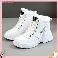 Botas Femininas Impermeáveis Antiderrapantes Sapatos De Inverno Femininos 2024 Plataforma Quente De Tornozelo De Neve
