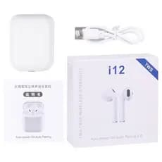 Fone de Ouvido Sem Fio i12 Tws Bluetooth 5.0 Com Touch