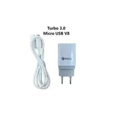 Carregador Turbo 3.5A  COM Micro USB V8