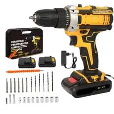 Parafusadeira Furadeira 48V 2 Baterias Com Maleta e Acessórios Completo