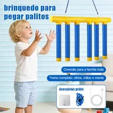 Adultos criança captura varas jogo caindo varas captura brinquedo sensorial gota captura win reação treinamento