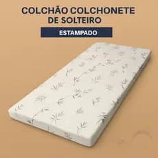 Colchão Colchonete Estampa Personalizada Para Acampar Dormir Conforto 188cm X 78cm X 5cm