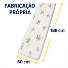Colchão Colchonete Estampa Personalizada Para Acampar Dormir Conforto 1,88 x 60 x 3 cm
