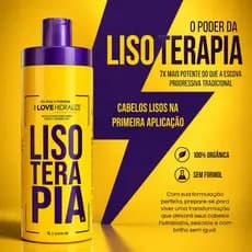 Progressiva Orgânica Sem Formol Lisoterapia Hidralise 1L - Escova Gloss Liso Extremo