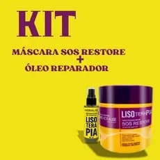 Kit Máscara de Hidratação Cabelo 500g - Óleo Reparador de Pontas 60ml Lisoterapia Hidralise Original
