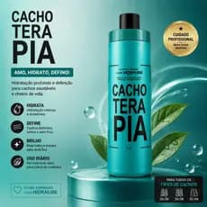 Lisoterapia Creme de Pentear Para Cabelo Cacheado e Ondulados - Cachotearapia Hidralise 1Litro