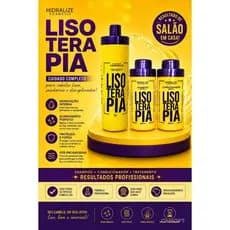 Progressiva Orgânica Sem Formol Profissional Mais Vendida Lisoterapia Hidralize 1L - Kit