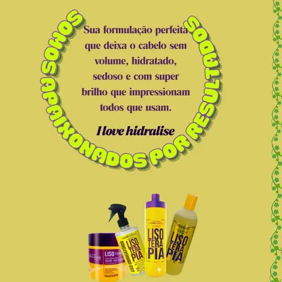 Kit Progressiva Sem Formol 1L Shampoo Antiresíduo 500ml Protetor Térmico 500ml Máscara SOS Restauradora -Lisoterapia
