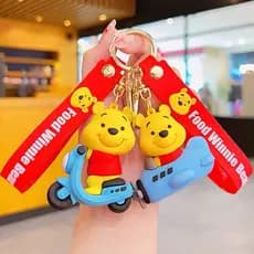 Chaveiro Fofo Urso Pooh | Modelos Moto 🛵 e Avião ✈️
